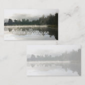 Carte De Visite Lac mirror, début de la matinée (Devant / Derrière)