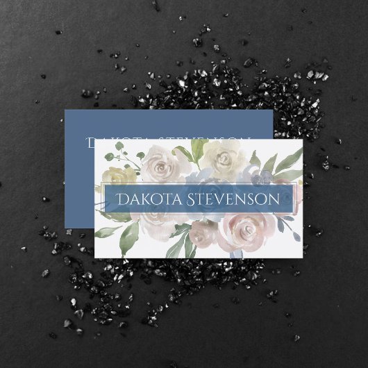 Carte De Visite Lac Misty | Jolie marque douce Dusty