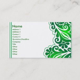 Carte De Visite lace_4 vert
