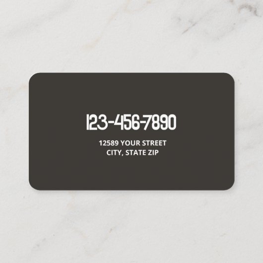 Carte De Visite Lacrosse (Dos)