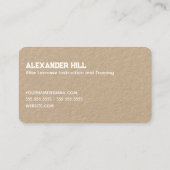 Carte De Visite Lacrosse Professional (Dos)