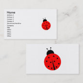 Carte De Visite Ladiebug (Devant / Derrière)