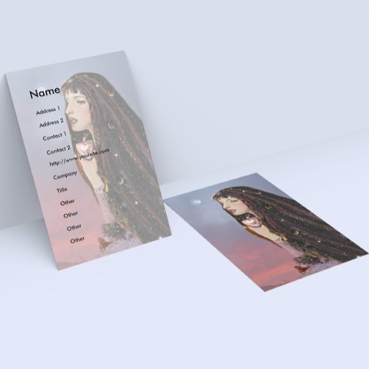 Carte de visite Lady Dusk