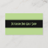 Carte De Visite Lady Golf Green (Dos)