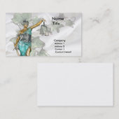 Carte De Visite Lady Justice 1 (Devant / Derrière)