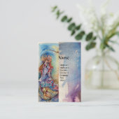 Carte De Visite LADY OF THE LAKE crème monogramme (Debout devant)