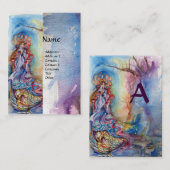 Carte De Visite LADY OF THE LAKE monogram lin (Devant / Derrière)