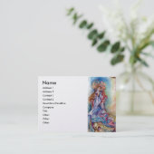 Carte De Visite LADY OF THE LAKE or violet rouge bleu (Debout devant)