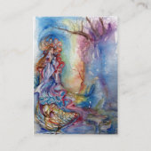 Carte De Visite LADY OF THE LAKE or violet rouge bleu (Dos)