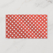 Carte De Visite Ladybug Shoe (Dos)