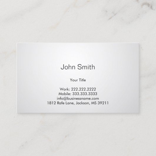 Carte de visite Ladybug simple (Dos)