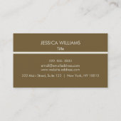 Carte De Visite Ladybug sur le blé (Dos)