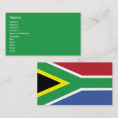Carte De Visite L'Afrique du Sud - affaires (Devant / Derrière)