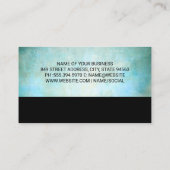 Carte De Visite L'agent immobilier montre la maison (Dos)