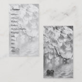 Carte De Visite L'aile et le coeur de l'ange ! (Devant / Derrière)