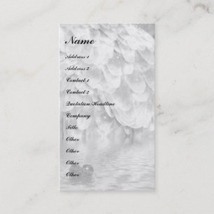 Carte De Visite L'aile et le coeur de l'ange !