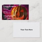 Carte De Visite Laisse Halloween (Devant / Derrière)