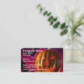 Carte De Visite Laisse Halloween (Debout devant)