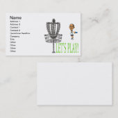 Carte De Visite Laisse le jeu (Devant / Derrière)