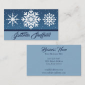 Carte De Visite Laisser neiger (Devant / Derrière)