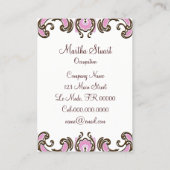 Carte De Visite Laissez-les manger le gâteau (plus d'options) - (Dos)