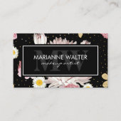 Carte De Visite Laissez les Plantes de fleurs (Devant)