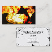 Carte De Visite laissez lui brûler (Devant / Derrière)