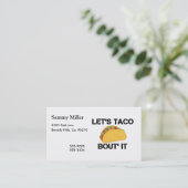 Carte De Visite Laissez-nous accès de taco il (Debout devant)