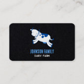 Carte De Visite Lait de ferme laitière (Devant)