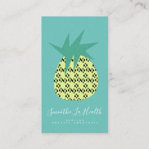 Carte De Visite Lait Frappé Smoothie Fruit Pop Ananas