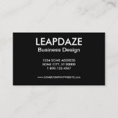 Carte De Visite LAKE PLACID lune hexa (Dos)