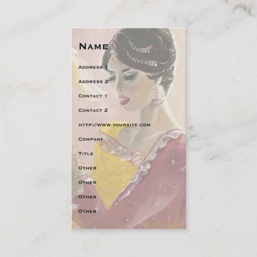 Carte De Visite Lalima, rêve ! (Devant)