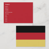 Carte De Visite L'Allemagne - potelée (Devant / Derrière)