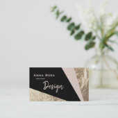 Carte De Visite L'aluminium d'AbstractGold de *~* rougissent (Debout devant)