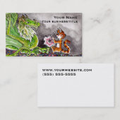 Carte De Visite L'amas du dragon (Devant / Derrière)