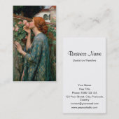 Carte De Visite L'âme du rose - John William Waterhouse (Devant / Derrière)