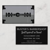 Carte De Visite Lame Razor (Devant / Derrière)