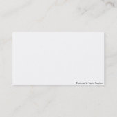 Carte De Visite L'aménagement de Carroll (Dos)