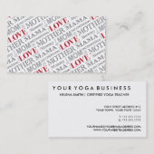 Carte De Visite L'amour de mère, le jour de mère ou le motif (Devant / Derrière)