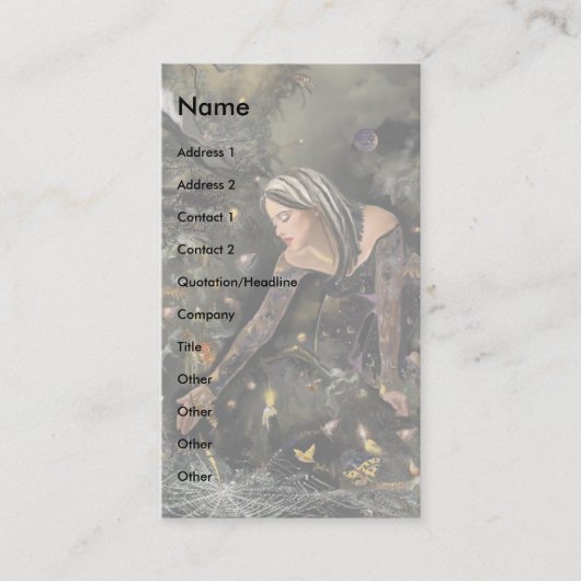 Carte De Visite L'amour est... (Devant)