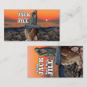 Carte De Visite L'amour est certain : Chaque Jack a son Jill (Devant / Derrière)