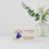 Carte De Visite L'amour pour la danse (Debout devant)