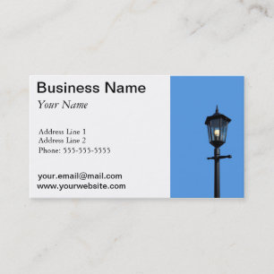 Carte De Visite Lampadaire