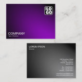 Carte De Visite Lampe instantanée lumineuse - violet (Devant / Derrière)