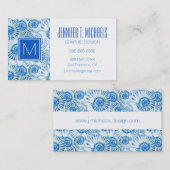 Carte De Visite L'amusement Shell modèlent (Devant / Derrière)