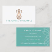 Carte De Visite L'Ananas (Devant / Derrière)