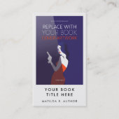 Carte De Visite Lancement du livre | Auteur Promotionnels Couvertu (Devant)