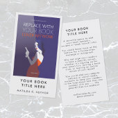 Carte De Visite Lancement du livre | Auteur Promotionnels Couvertu