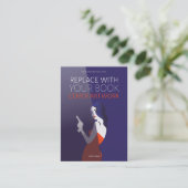 Carte De Visite Lancement du livre | Auteur Promotionnels Couvertu (Debout devant)