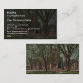 Carte De Visite L'Ancienne bibliothèque, Yale College rare Photoch (Devant / Derrière)